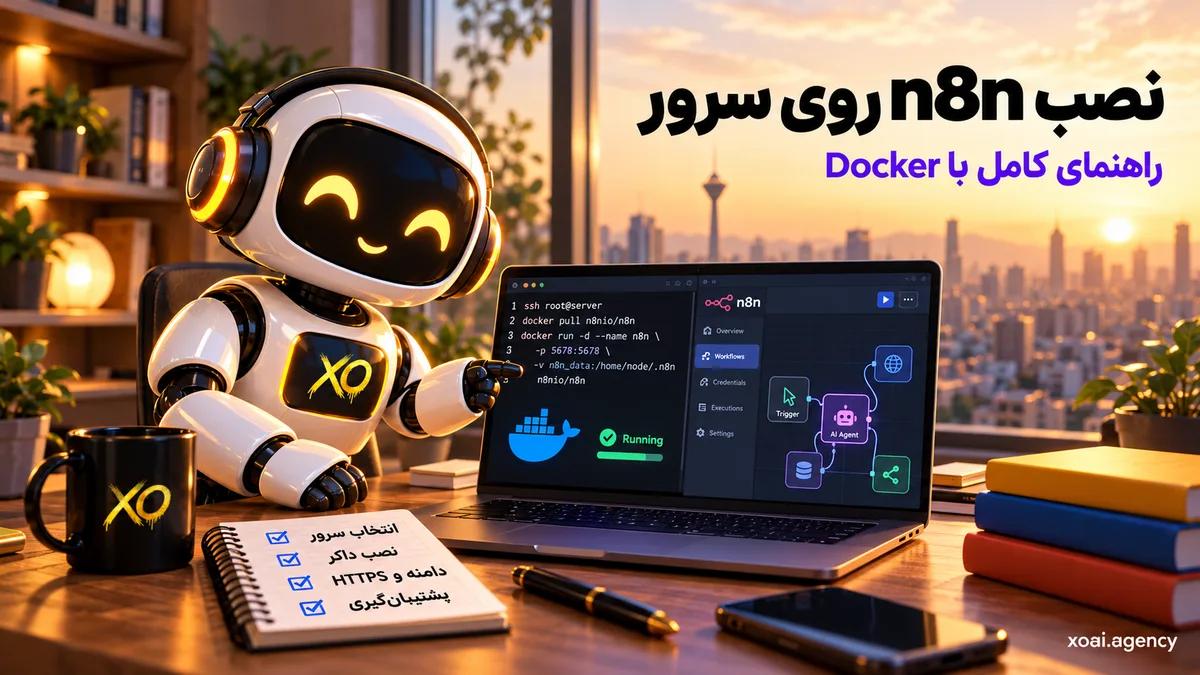 نصب n8n روی سرور