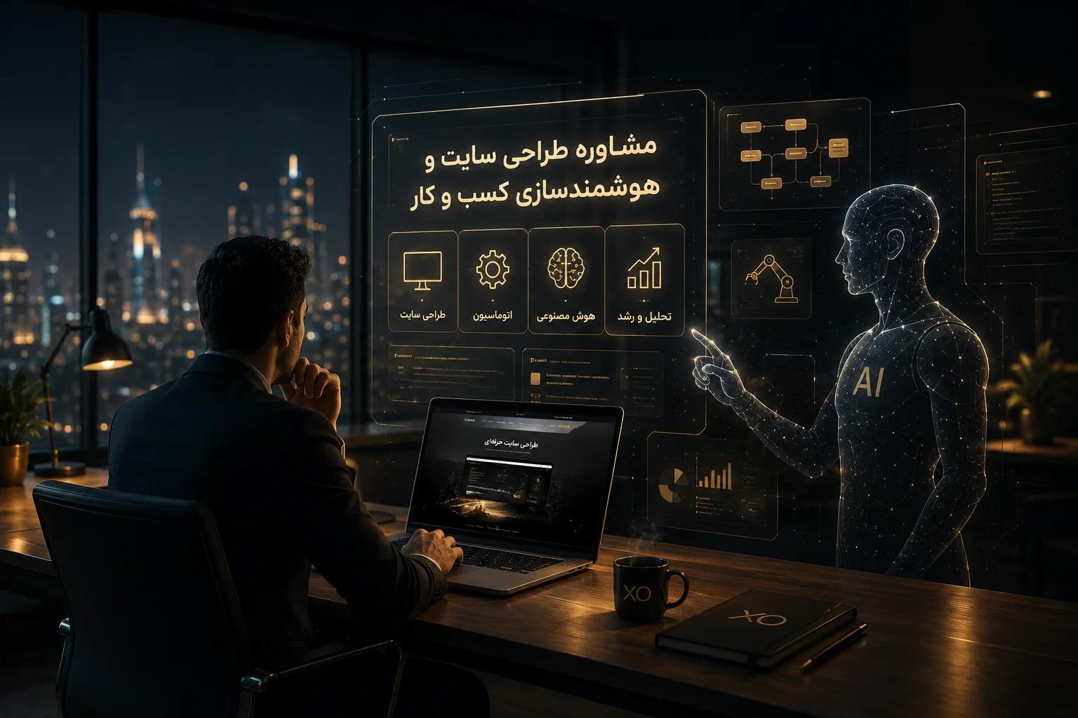 مشاوره طراحی سایت و هوشمندسازی کسبوکار
